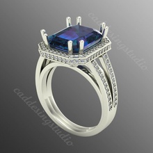 bague rz11 bijoux or luxe gemme brillant imprimable argent diamant saphir bijou anneaux 3d platine rubis accessoire mode 3d print model - Mito3D