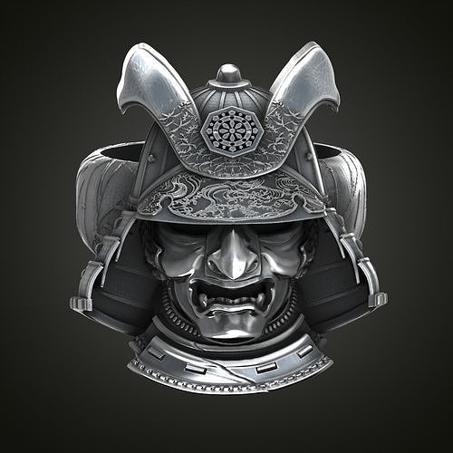 anel samurai joalheria imprimível argolas jóia prata 3D print model - Mito3D