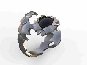 ring skorpion mr 34 luxus schmuck gold design diamant engagement juwel platin druckbar mode schönheit silber ringe 3d print model - Mito3D