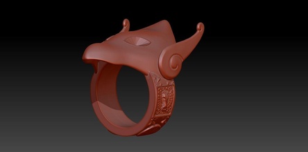 ring seiya heilige chevaliers tierkreis caballeros zodiaco kunst skulpturen 3d print model - Mito3D