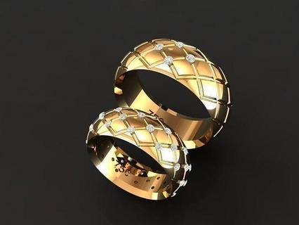 anel conjunto 11 collection1 ouro gema pingente brinco jóia prata diamante jóias brilhante branco moda Preto roupa rubi diamantado joalheria argolas 3d print model - Mito3D