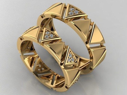 anel conjunto 44 coleção 1 jóia brincos pingente colar pulseira nokta malha turco Casamento noivado jóias imprimível prata ouro pára Beed Projeto joalheria argolas 3d print model - Mito3D