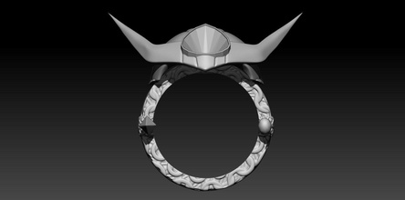 anel evitar santo seiya chevaliers zodiaque caballeros Zodíaco arte esculturas 3d print model - Mito3D
