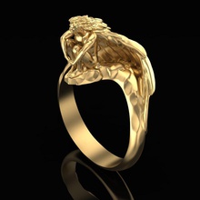 ring sitzung engel schmuck gold silber druckbar juwel sterling dämon daemon mode exklusiv ringe 3d print model - Mito3D