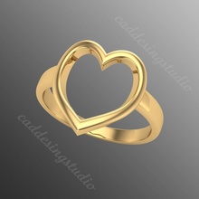 ring sk14 schmuck gold luxus juwel leuchtenden druckbar silber brillant diamant saphir ringe 3d platin rubin zubehörteil mode 3d print model - Mito3D