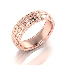 anel pele couro joalheria moda beleza imprimível prata ouro diamante jóia homens mulheres unissex lindo Projeto platina gema brilhante argolas 3d print model - Mito3D