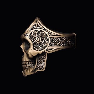 anel crânio gótico estilo escultura monstro joalheria esqueleto dentes prata esterlina imprimível criatura argolas cara arte osso 3d print model - Mito3D