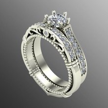 anillo sp11 los anillos 3d la joyería de oro plata el diamante gem joya imprimible compromiso moda super brillante zafiro y belleza diamant 3d print model - Mito3D