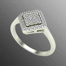 ring sp14 jewelry signet 3d rings gold modern men man fashion printable silver precious engagem jewel diamond jewellery sapphire 3d print model - Mito3D