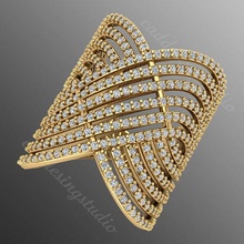 anel sp18 joalheria luxo ouro gema brilhando moda beleza prata brilhante diamante safira jóia jóias lindo argolas imprimível rubi 3d print model - Mito3D