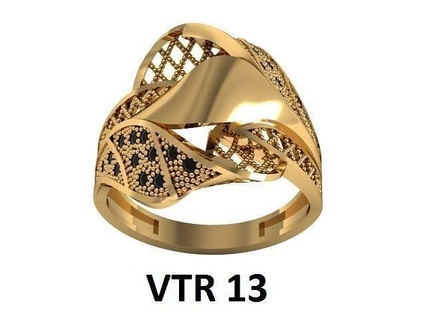 Ring ston Schmuck Ringe Gold druckbar Diamant Silber Hochzeit Juwel Engagement brillant Platin Sterling Mode 3d print model - Mito3D