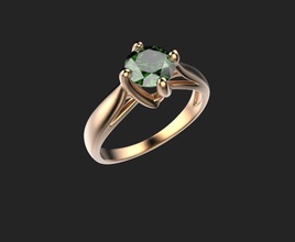 ring stone 17 jewelry fashion gold silver gem jewel jewellery diamond platinum beauty gemstone wedding rings 3d print model - Mito3D