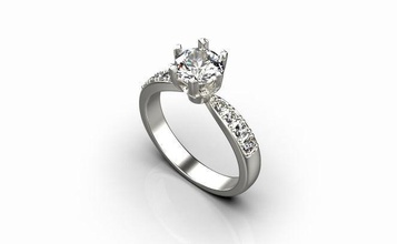 ring stein 2171 klingelton schmuck luxus leuchtenden juwel hochzeit silber mode diamant brillant gold engagement schönheit kleidung sterling solitär unternehmen ringe 3d print model - Mito3D