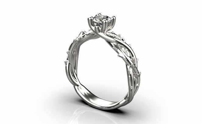 squillare calcolo z260 suoneria womenring fede gioielleria gemma argento stampabile brillante oro diamante Fidanzamento moda bellezza lusso splendente attività commerciale diamant 3D print model - Mito3D