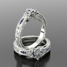anel de pedras gravura jóias presente dedo ouro 3d anéis 3d print model - Mito3D