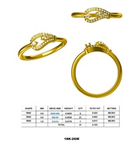 anello stile dr10 gioielli diamante micro l'impostazione pressione set bella anelli 3d print model - Mito3D