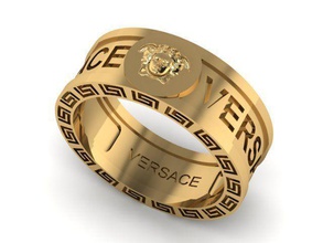 anillo t00741 la joyería de oro joya los anillos 3d print model - Mito3D