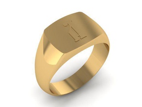 ring t00751 jewelry gold jewel jewellery rings 3d print model - Mito3D