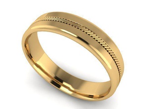 ring t00820 jewelry gold jewel jewellery rings 3d print model - Mito3D