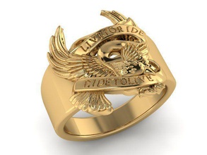 ring t00885 jewelry gold jewel jewellery rings 3d print model - Mito3D