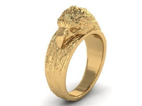 ring t01011 jewelry gold jewel jewellery rings 3d print model - Mito3D