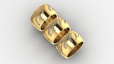 anillo te amo joyería joya diamante belleza plata oro accesorio anillos moda vestir compromiso piedra preciosa lujo imprimible platino brillante 3d print model - Mito3D