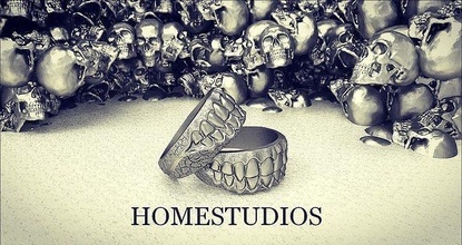 ring teeth jewelry gold silver printable jewellery scull fantasy fashion bikers homestudios engagement engagem sterling jewel platinum rings 3d print model - Mito3D