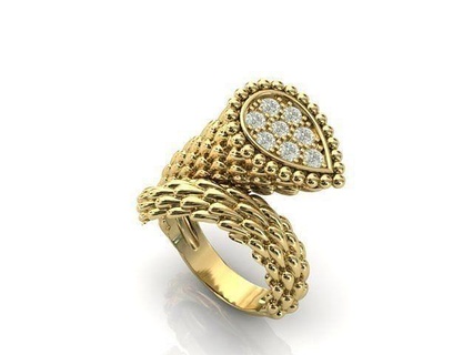 Ring Textur Schmuck Gold Ringe Silber Diamant druckbar Juwel Engagement brillant Platin Mode Hochzeit Halskette Schönheit 3d print model - Mito3D