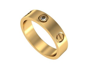 anillo de tiffany co la joyería 3djewelry hermoso brillante cad fundición el diamante elegante compromiso moda gem oro jewelryprint jewelrywax precioso printversion boda los anillos 3d print model - Mito3D