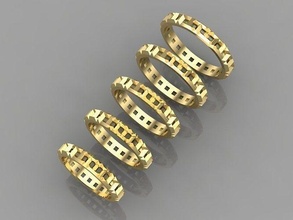 ring tiffany t3 rings tifany tifani gold jewelry t jewel jewelery jewellery printable goldring wedding fashion tiffanyandco fashionring 3d print model - Mito3D