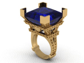 anel torre paris stl ouro prata frança gema diamante joia brinco mulher menina senhora arquitetônico exterior histórico joalheria argolas 3d print model - Mito3D