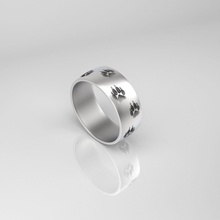 squillare traccia stampa modello gioielleria diamante nozze luccicare argento oro stampabile anelli fidanzamento gioiello splendente decorazione moda sterlina prezioso lusso 3d print model - Mito3D