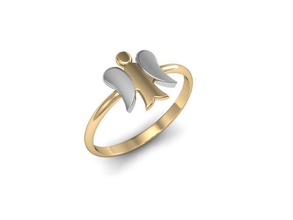 ring tutelar-set Schmuck Geschenk kaufen 3d Modell cad elegant engagement Mode gem gold Platin jewelryprint jewelrywax kostbar printversion Silber - Fräsen set Ringe 3d print model - Mito3D