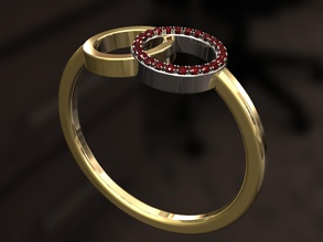 bague deux roues bijoux de mariage l'engagement luxe la romance or joyau voiture en diamant célébration weel w d'anniversaire anniversaire d'argent imprimable les anneaux 3d print model - Mito3D