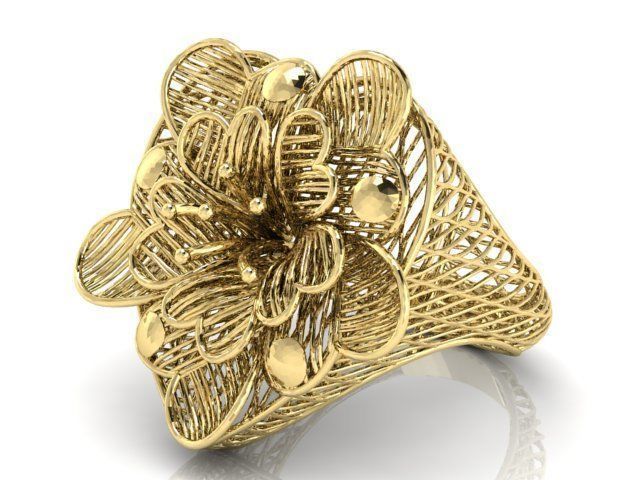 ring ultra vision Schmuck gold Juwel Ringe 3D print model - Mito3D