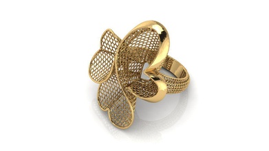 anello ultra visione 29v gioielli gioiello anelli oro 3d print model - Mito3D