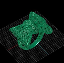squillare ultra visione gioielleria progettista oro argento anelli 3d print model - Mito3D