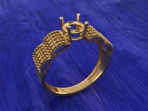 ring v-6 jewelry gold fashion printable silver engagement beauty bracelete bracelet gem brilliant diamond sterling platinum sapphire earring apparel rings 3d print model - Mito3D