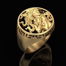 l'anneau de la vierge bijoux virgo livre sterling imprimable zodiaque d'argent joyau mode beauté or signe astrologique horoscope les anneaux 3d print model - Mito3D