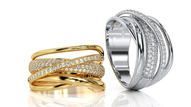 ring Welle r f 0036 Schmuck genial Anhänger usa Kanada Europa engagement Hochzeit 14k design Mode Silber gold Juwel Kurven Ohrring bedruckbar ist Ringe 3d print model - Mito3D