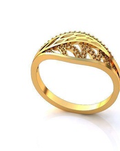 anello in onda pietre gioielli oro argento 3d modello file prointer prototipo gemma diamante croce ciondolo gli orecchini sfida anelli di diamanti 3d print model - Mito3D
