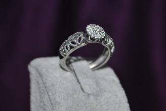 ring Hochzeit Schmuck Juwel bridal Mode engagement Ehe gold Silber gem Diamant-ring genial Ringe 3d print model - Mito3D