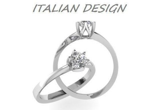 ring wedding jewelry jewel diamond gem gold precious rings 3d print model - Mito3D