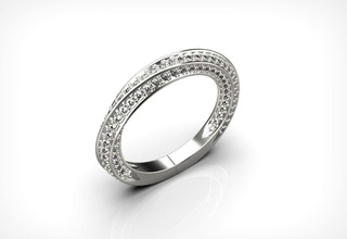 anneau de mariage graff 9005 l'anneau or bijoux d'argent le diamant joyau imprimable l'engagement gem la livre sterling collier engagem bracelate platine l'habillement brillant mode beauté solitaire les anneaux 3d print model - Mito3D