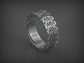 anel de roda 1 stl jóias prata o engajamento roupas ouro jóia casamento carro moto motocicleta motociclista anéis 3d print model - Mito3D