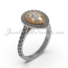 bague wr 415 luxe bijoux or conception diamant engagement gemme bijou platine imprimable mode beauté argent anneaux brillant 3d print model - Mito3D