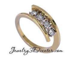 Ring wr 75 Luxus Schmuck Gold Design Diamant Engagement Juwel Platin druckbar Mode Schönheit Silber Ringe brillant 3d print model - Mito3D