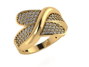 anillo oro diamantes diseños be subido semana reloj pared modelo mydesing joyería joya 3d print model - Mito3D