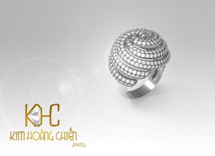 anéis-cc23-com diamante -1 arquivos de impressão 3d do modelo gem jóia jóias anel anéis ouro prata o engajamento casamento a moda branco brilhantes engagem brillant diamant soliraire safira 3d print model - Mito3D