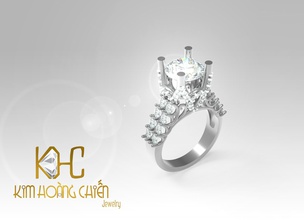 rings cc51 with diamante 1 archivos 3d impresión modelo joya joyería anillo anillos oro plata compromiso boda moda blanco brillante enganchar diamante solitario zafiro 3d print model - Mito3D